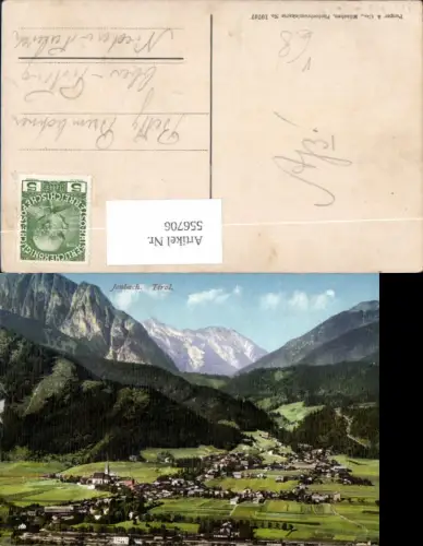 556706,tolle AK Jenbach bei Schwaz pub Purger e Co. 10747