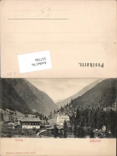 557704,Ginzling Zillerthal um 1900 pub Stengel Co. 14153