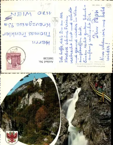 566538,Mehrbild Ak St Georgenberg b. Schwaz Wolfsklamm b. Stans Unterinntal