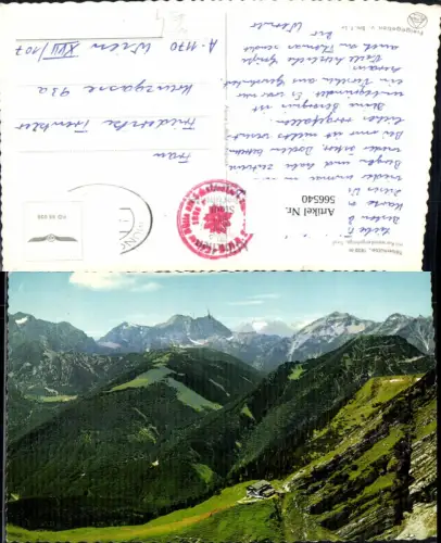566540,Tölzerhütte Tölzer Hütte m. Karwendelgebirge b. Hinterriß