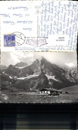 566583,Foto Ak Rasthütte Eng Alm Vomp Karwendel