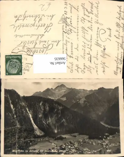566635,Mayrhofen i. Zillertal m. Ahornspitze