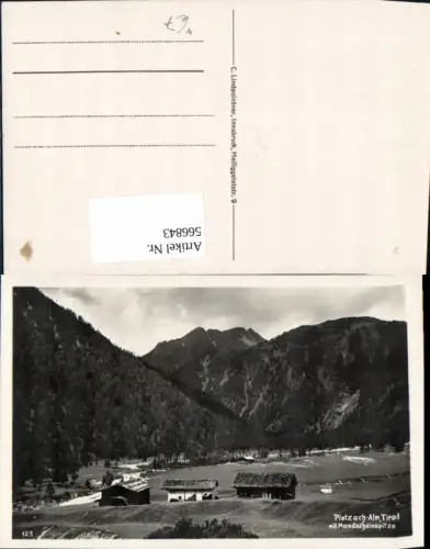 566843,Pletzachalm Pletzach-Alm m. Mondscheinspitze Pertisau a. Achensee Eben am Achensee
