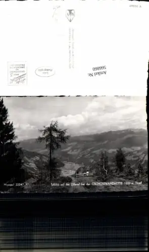 566860,Foto Ak Talblick a. d. Zillertal b. d. Gschösswandhütte Gschösswandhaus Mayrhofen