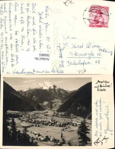566865,Foto Ak Mayrhofen m. Grünberg Zillertal pub Hans Hruschka