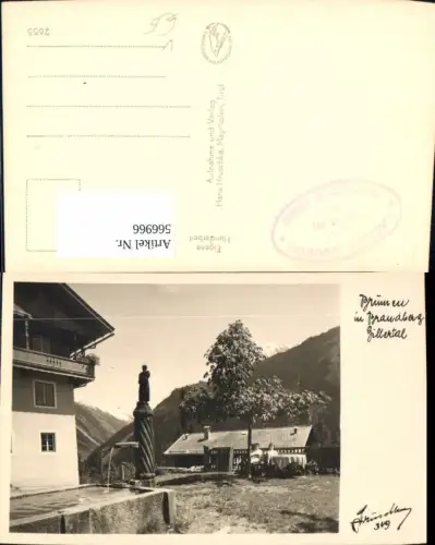 566966,Foto Ak Brunnen i. Brandberg Zillertal pub Hans Hruschka 349