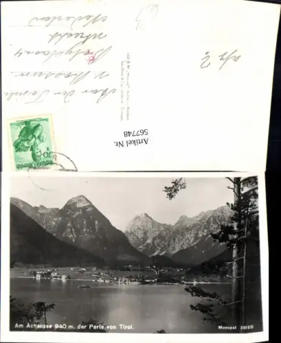567748,Foto Ak Am Achensee Ufer Pertisau Eben a. Achensee