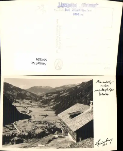 567859,Foto Ak Wiesenhof m. Mayrhofen Zillertal pub Hans Hruschka 520