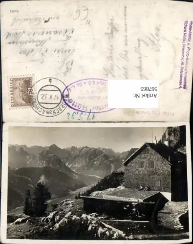 567865,Foto Ak Rofan Erfurterhütte Maurach am Achensee Eben am Achensee