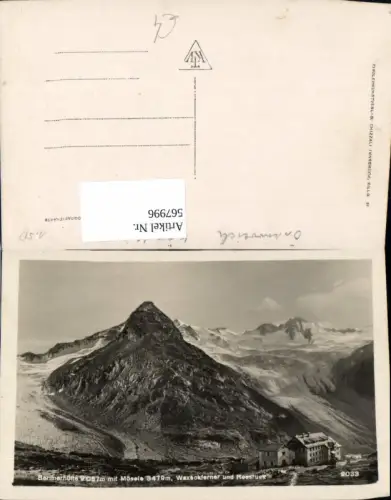 567996,Mayrhofen Ginzling Berliner Hütte m. Mösele Waxeckferner