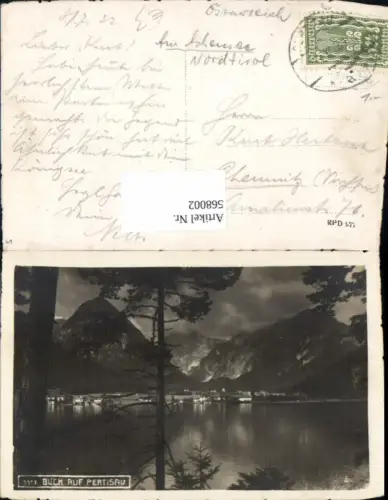 568002,Foto Ak Pertisau a. Achensee Eben a. Achensee Ufer Baum