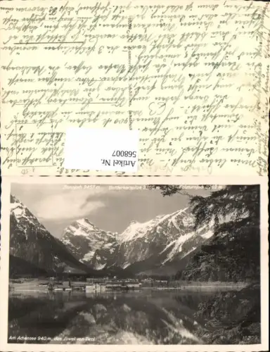 568007,Foto Ak Am Achensee Hotel Fürstenhof Gipfelkarten Pertisau Eben a. Achensee