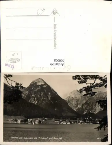 568008,Foto Ak Pertisau a. Achensee m. Tristkopf u. Sonnjoch Eben a. Achensee