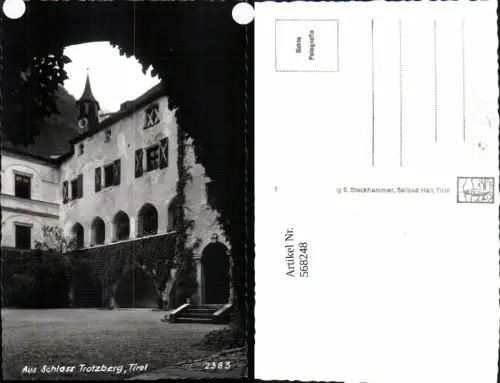 568248,Foto Ak Jenbach Schloss Tratzberg Innenhof Hof Ansicht