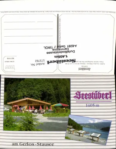 573782,Mehrbild Ak Gasthaus Seestüberl Gerlos