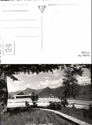 573788,Foto Ak Wiesing Neue Achenseestraße Kanzelkehre