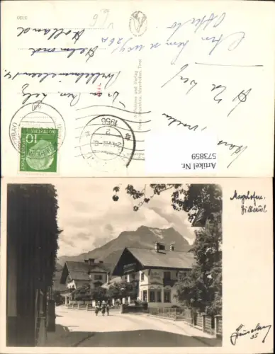 573859,Foto Ak Mayrhofen Zillertal Ansicht pub Hruschka 35