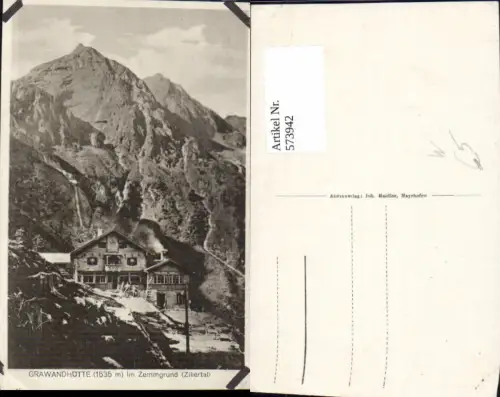 573942,Grawand Hütte Mayrhofen Zemmgrund Zillertal