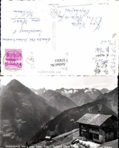 574311,Foto Ak Penkenhaus Finkenberg geg. Tristner Floite u. Gunggltal Zillertal