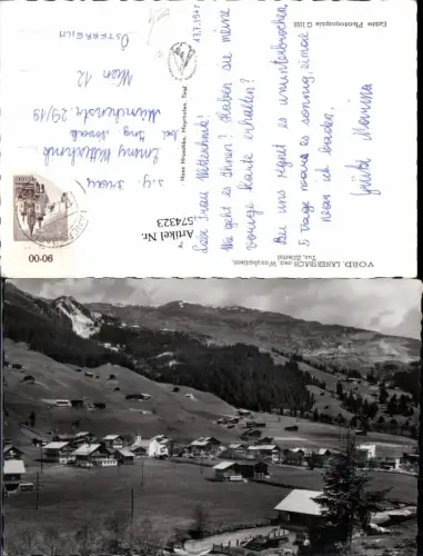 574323,Foto Ak Tux Vorderlanersbach geg. Wanglspitzen Zillertal