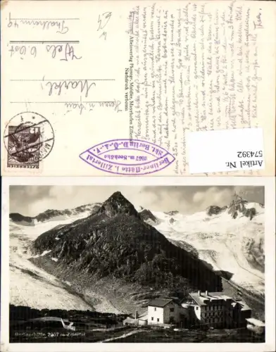 574392,Foto Ak Mayrhofen Berliner Hütte Zillertal