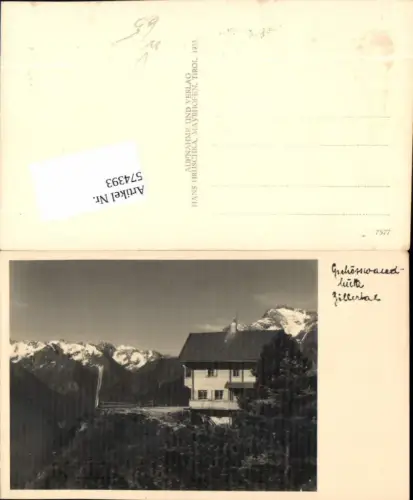 574393,Foto Ak Gschösswandhaus Mayrhofen Zillertal pub Hruschka