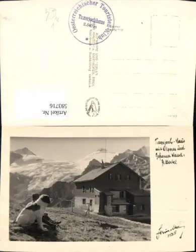 593716,Foto Ak Tuxerjoch-Haus m. Olperer u. Gefrorener Wand Zillertal Hintertux Tux pub Hruschka 1135