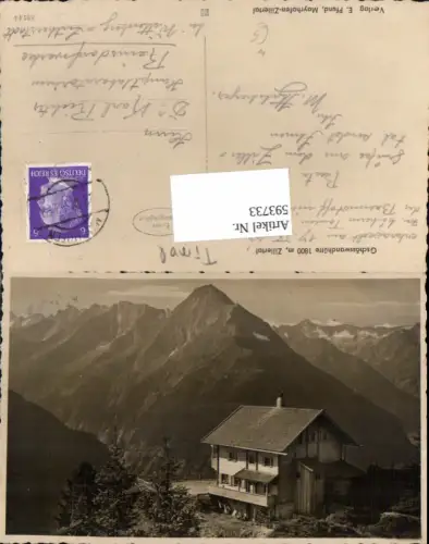 593733,Foto Ak Gschösswandhütte Mayrhofen Zillertal