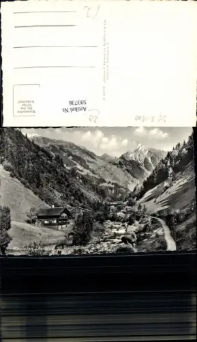 593736,Foto Ak Mayrhofen Zillergrund m. Brandbergkolm