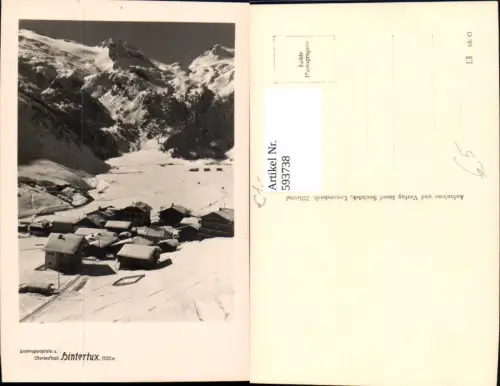 593738,Foto Ak Hintertux Tux Winteransicht