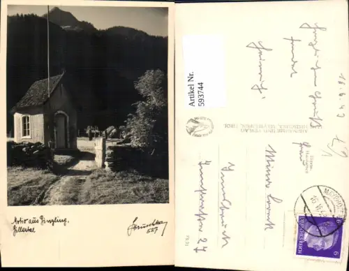 593744,Foto Ak Motiv aus Ginzling Mayrhofen Zillertal pub Hruschka 527