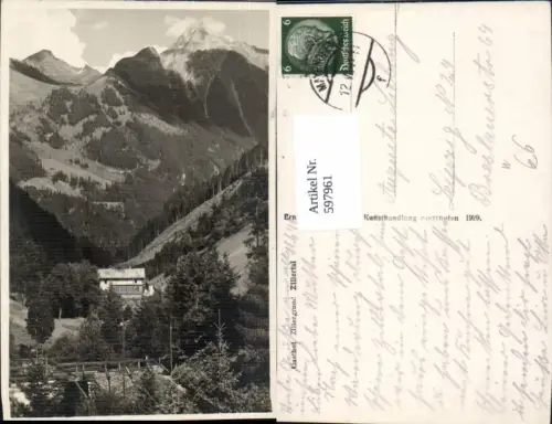 597961,Foto Ak Gasthof Zillergrund Zillertal Mayerhofen