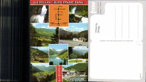 597968,Mehrbild Ak Gerlos Alpenstraße Zillertal