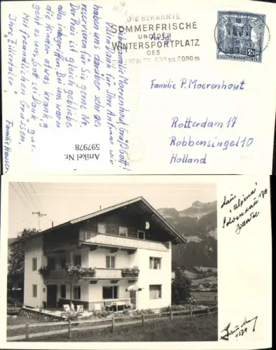 597978,Foto Ak Haus Alpina Schwendau Zillertal pub Hruschka 1379