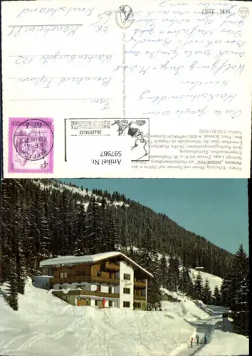 597987,Hippach Zillertal Gasthof Roswitha Hochschwendberg Winteransicht