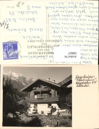 598027,Foto Ak Mayrhofen Fichtenheim Pension