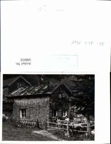598033,Foto Ak Weißenbachhütte Jenbach 1968 Weißenbachalm