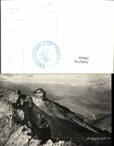 598034,Foto Ak Kellerjoch Kellerjochhütte Schwaz
