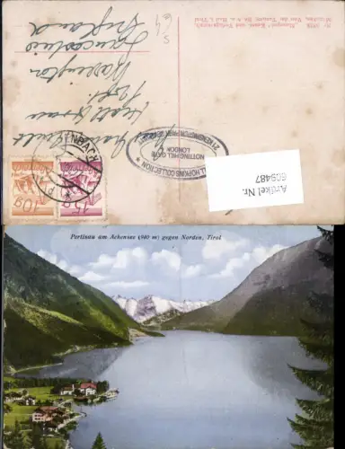 609487,Pertisau am Achensee Stp. Bill Hopkins Collection London Notting Hill Gate Kensington