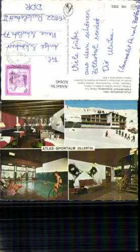 622045,Mehrbild Ak Atlas-Sportalm Hippach Schwendberg Zillertal