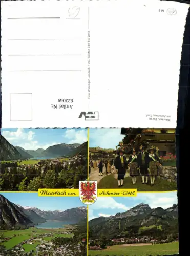 622069,Mehrbild Ak Maurach a. Achensee Tracht Eben am Achensee