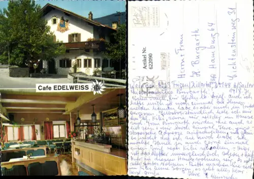 622090,Mehrbild Ak Cafe Edelweiss Fügen Zillertal