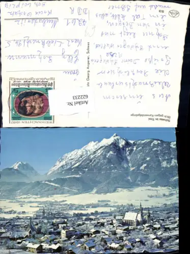 622233,Schwaz i. Tirol Blick geg. Karwendelgebirge Winteransicht
