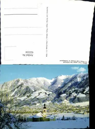 622234,Schwaz geg. d. Kellerjoch m. Kloster Ficht Vomp i. Vordergrund Winteransicht