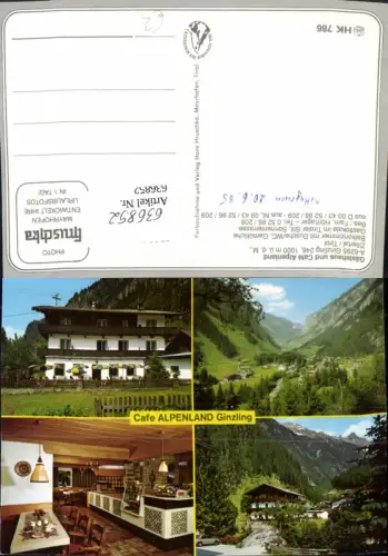 636852,Mehrbild Ak Ginzling Dornauberg-Ginzling Gästehaus Cafe Alpenland