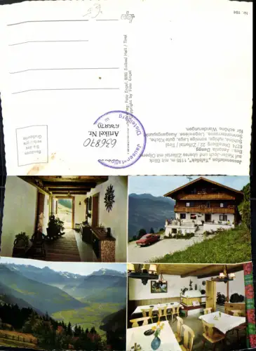 636870,Mehrbild Ak Aschau im Zillertal Distelberg Zillertal Jausenstation Talblick