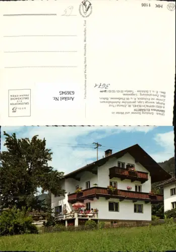 636945,Hippach Bühel Zillertal Gästehaus Elisabeth