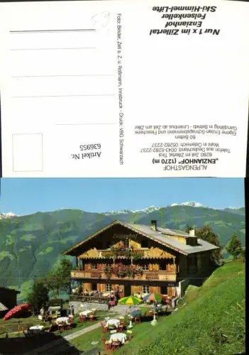 636955,Zell i. Zillertal Alpengasthof Enzianhof Zell am Ziller pub Foto Binder