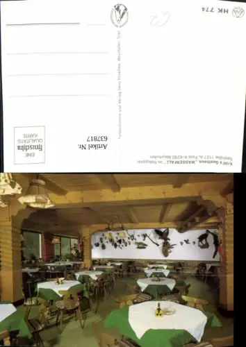 637817,Mayrhofen Zillertal Krölls Gasthaus Wasserfall Innenansicht