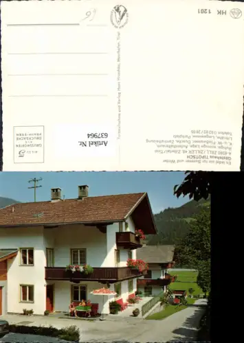 637964,Zell am Ziller Gästehaus Tipotsch